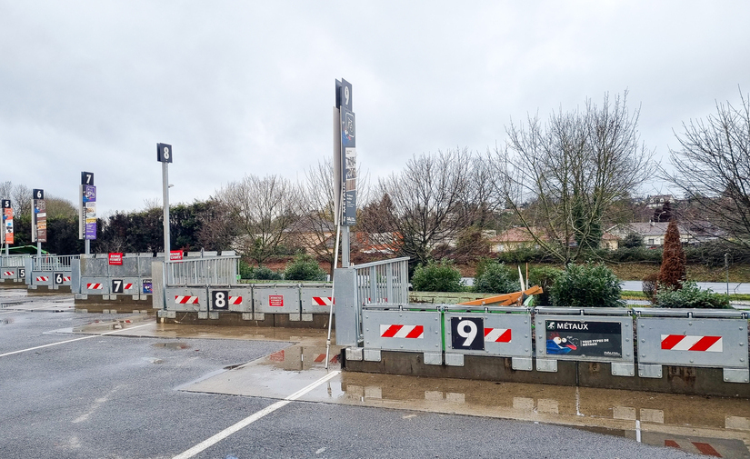 Seguridad en puntos limpios: nuevas barandas plegables patentadas