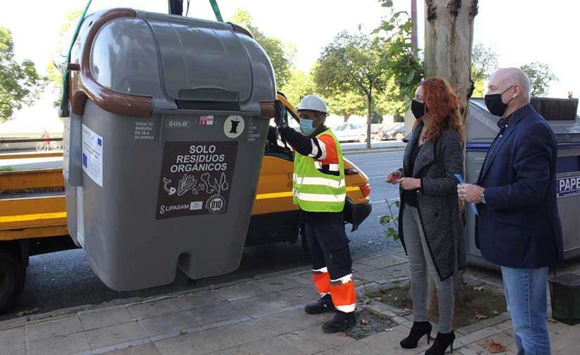 Sevilla implanta el sistema de recogida de biorresiduos en siete zonas del distrito Macarena tras una inversión de 400.000 euros