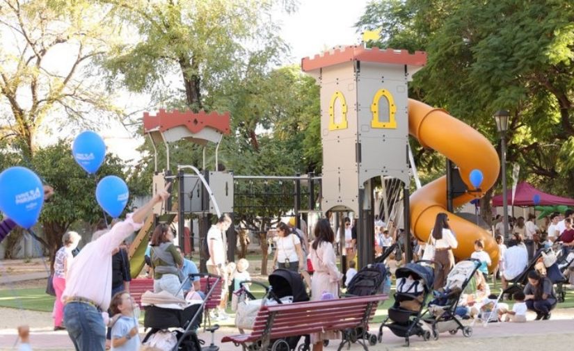 Sevilla invierte 240.000 euros en un nuevo parque infantil inclusivo en los Jardines de la Buhaira
