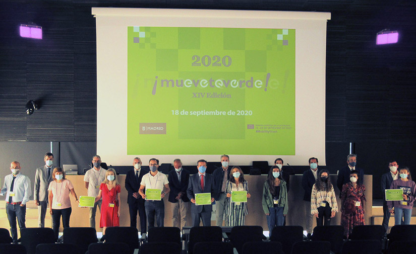 Siete iniciativas de movilidad sostenible, galardonadas en los premios Muévete Verde 2020 del Ayuntamiento de Madrid