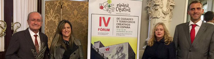 Málaga acoge del 10 al 12 de Noviembre el IV Fórum de Ciudades y Territorios Creativos de España