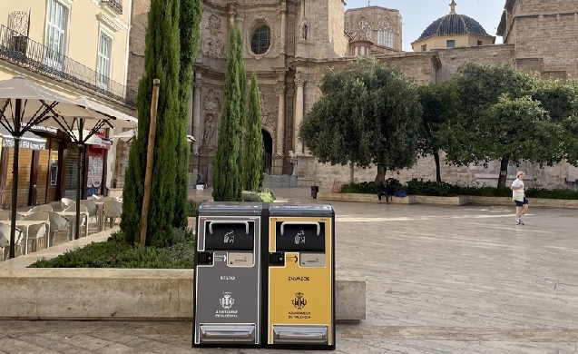 23 puntos de la Ciutat Vella de Valencia acogerán un piloto con papeleras inteligentes