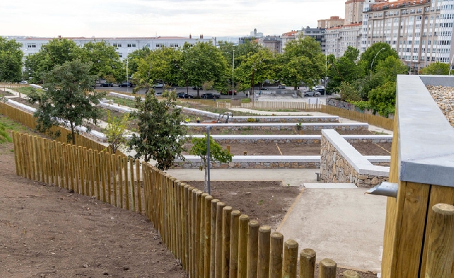 87 nuevos huertos urbanos en el parque Adolfo Suárez de A Coruña