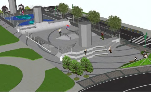 A Coruña adjudica el nuevo skatepark y pista polideportiva en la plaza José Toubes