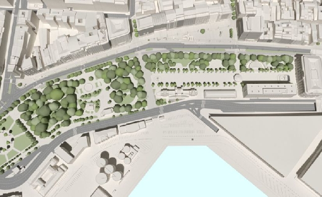 A Coruña encara la fase final de la remodelación de los Cantones con 5.000 m² más de espacio peatonal