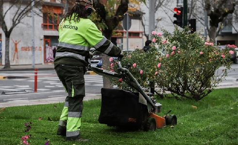 ACCIONA gestionará el mantenimiento de zonas verdes y limpieza viaria de Binéfar