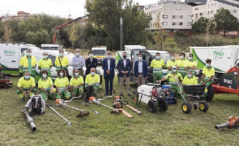 ACCIONA lidera el nuevo servicio de mantenimiento de las zonas verdes de Tudela