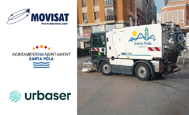 URBASER elige la tecnología MOVISAT para optimizar los servicios municipales de Santa Pola