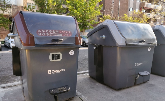 Arranca la instalación del contenedor marrón en el distrito del Actur de Zaragoza