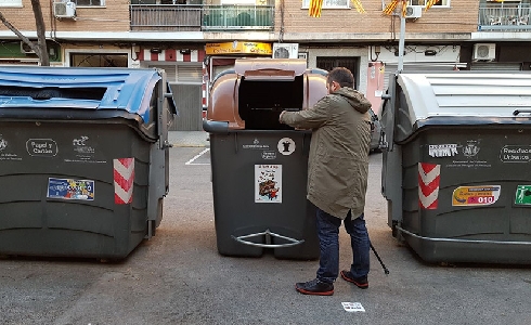 Arranca la última fase de implantación del contenedor marrón en la ciudad de Valencia