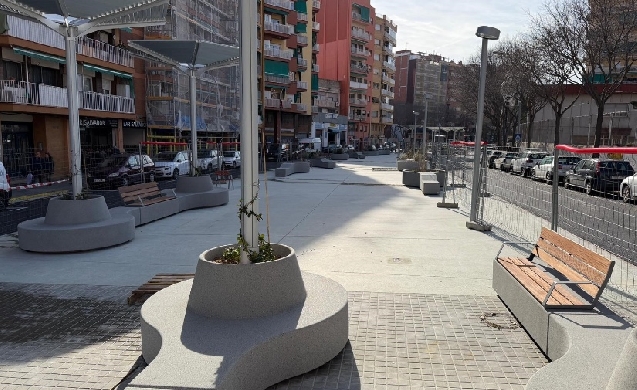 Badalona culmina la primera fase de la transformación de la avenida de Sant Salvador