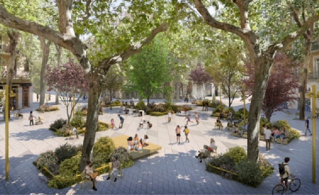 Barcelona comienza las obras para consolidar la pacificación de Sant Antoni y crear nuevos espacios de convivencia