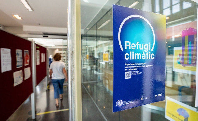 El área metropolitana de Barcelona duplica sus refugios climáticos para combatir el calor extremo