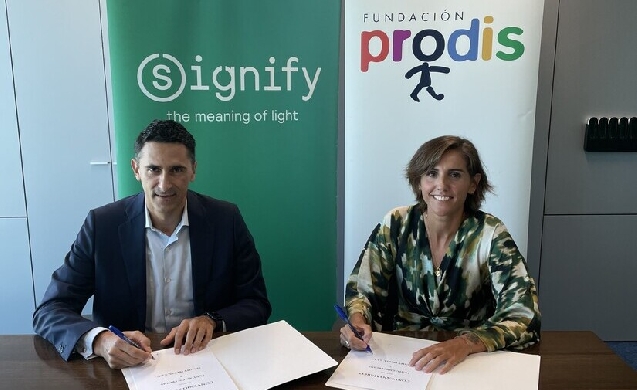 Colaboración entre Signify y Fundación Prodis para promover la inclusión laboral de personas con discapacidad