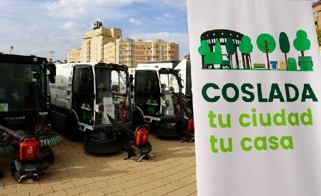 Coslada cuenta ya con 100 nuevos vehículos sostenibles para la limpieza viaria