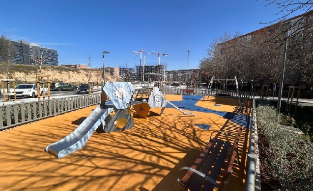 Diseño, inclusión y juego: así es el nuevo parque infantil del barrio de Salamanca de Madrid