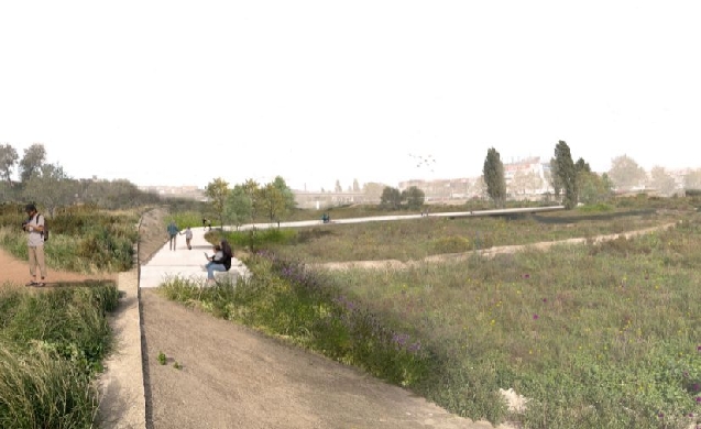 El AMB inicia las obras de un gran parque fluvial de 18.000 m² para conectar los ríos Sec y Ripoll en Ripollet