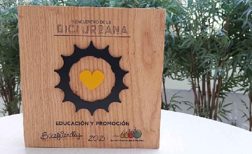 El Ayuntamiento de Pamplona recibe un primer premio Bikefriendly
