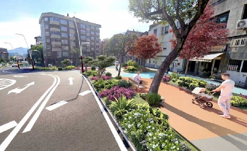 El Ayuntamiento de Vigo aprueba el proyecto de ampliación de la humanización de Gregorio Espino a la calle Merlo