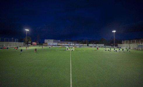 El estadio de Torrejón de Ardoz cuenta ya con luminarias sostenibles