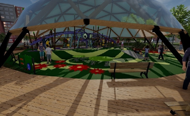 El parque de Doña Casilda en Bilbao contará con un nuevo espacio cubierto para el juego