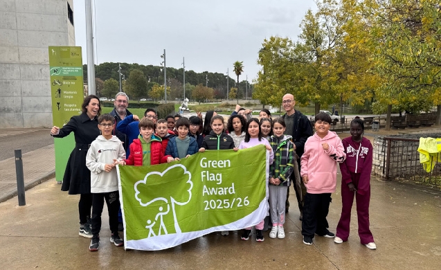 El Parque Universidad de Huesca renueva la Green Flag Award 2025-2026