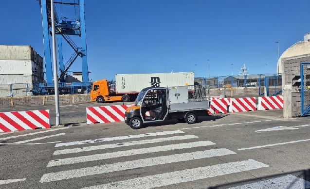 El Puerto de La Luz incorpora el vehículo eléctrico Urban de Club Car para reforzar la limpieza de su terminal de contenedores