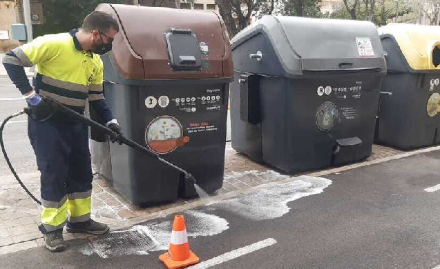 EMAYA ejecutó 72.912 actuaciones de mantenimiento de contenedores en 2022