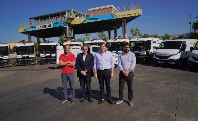 Palma activará en septiembre un plan de baldeo con un 30 % más de actuaciones gracias a la nueva flota de EMAYA
