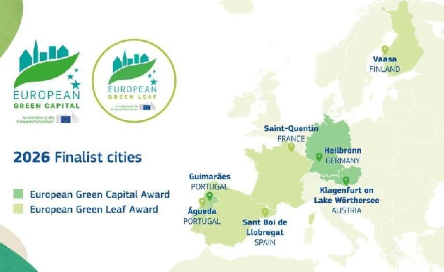 Seleccionados los finalistas de los premios Capital Verde Europea y Hoja Verde 2026