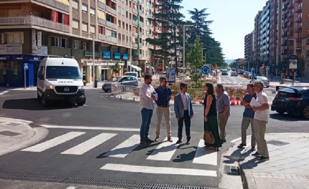 Finalizan las obras de la tercera fase de reurbanización del paseo Ramón y Cajal de Huesca
