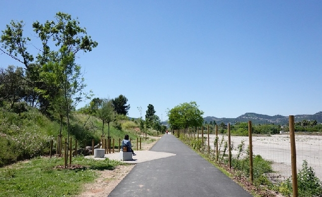 Finalizan las obras de mejora paisajística y ambiental en dos tramos del río Llobregat