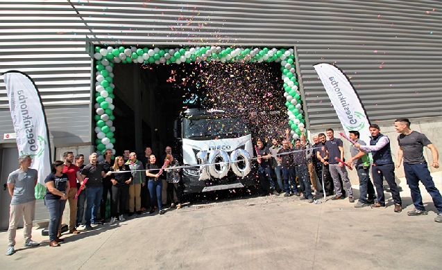GEESINKNORBA carroza la unidad 100 en sus nuevas instalaciones de Alcalá de Henares