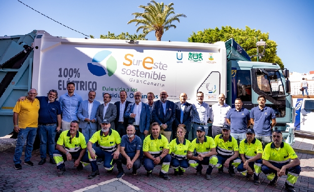 GEESINKNORBA entrega el primer camión de recogida eléctrico de Canarias