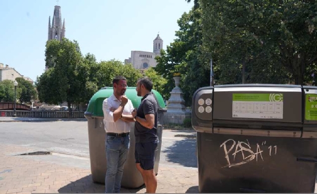 Girona reintroduce los contenedores de vidrio abiertos para mejorar el reciclaje