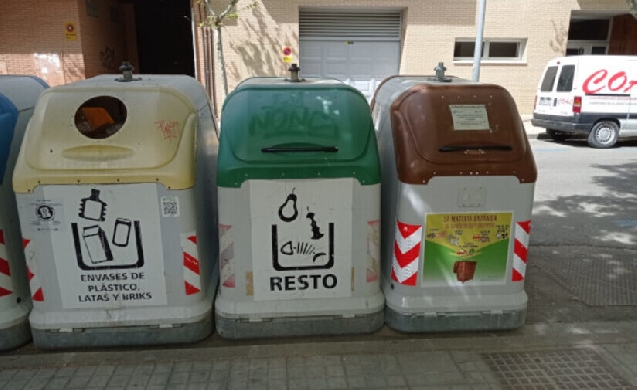 Huesca incorpora en sus barrios más de un centenar de contenedores para la recogida de biorresiduos