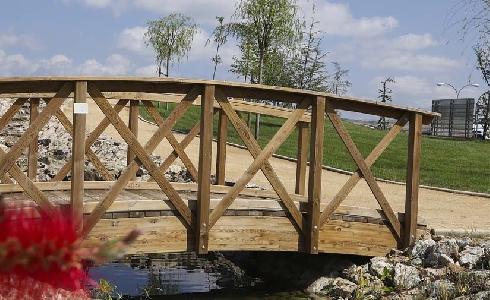 Inauguración del Parque de los Héroes en Colmenar Viejo, construido por ACCIONA