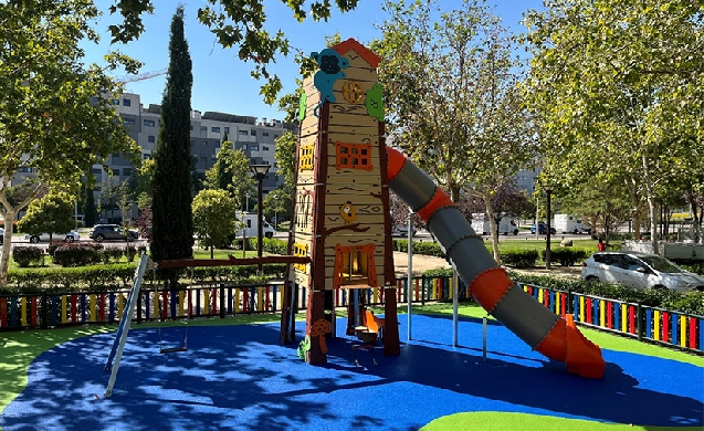 INDUSTRIAS AGAPITO inaugura un nuevo parque infantil accesible en Alcorcón