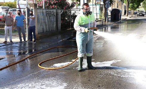 Jerez refuerza la limpieza y desinfección de centros educativos