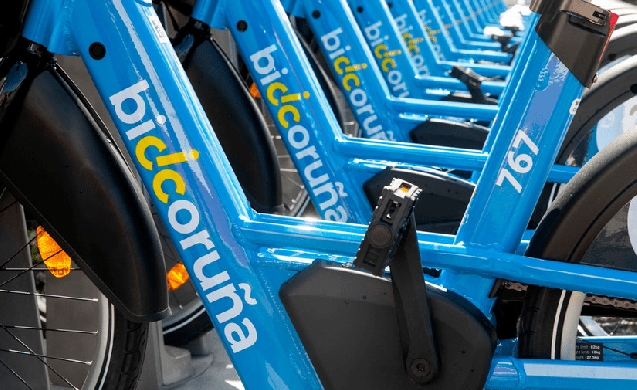 La bicicleta bate récord de usos en La Coruña, superando el cuarto de millón en un año