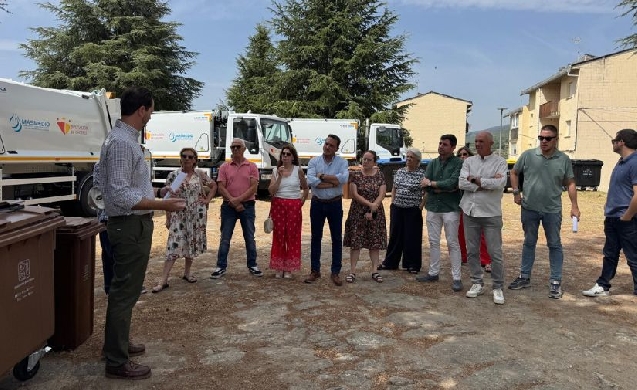 La Diputación de Cáceres moderniza la recogida de residuos en La Vera con una nueva flota y más de 2.700 contenedores
