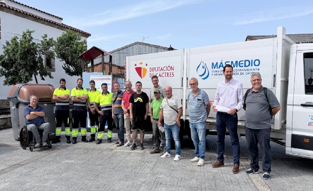 La Diputación de Cáceres renueva la recogida de residuos en Trasierra-Tierras de Granadilla con más medios y contenedores inteligentes