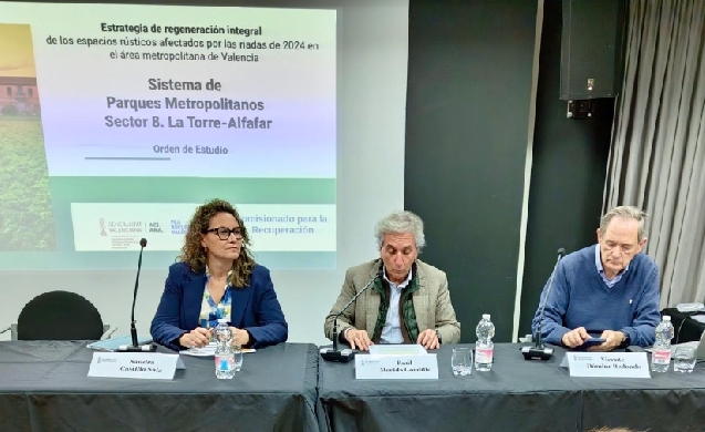 La Generalitat acelera los parques inundables cuya superficie duplicará la de los Jardines del Vivero