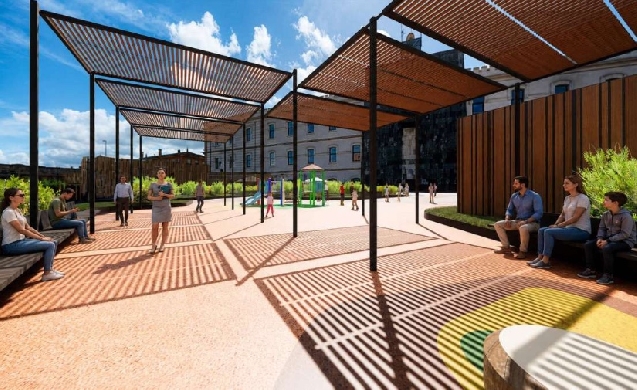 La Plaza de la República de Gijón se transformará en un nuevo espacio verde, accesible y deportivo