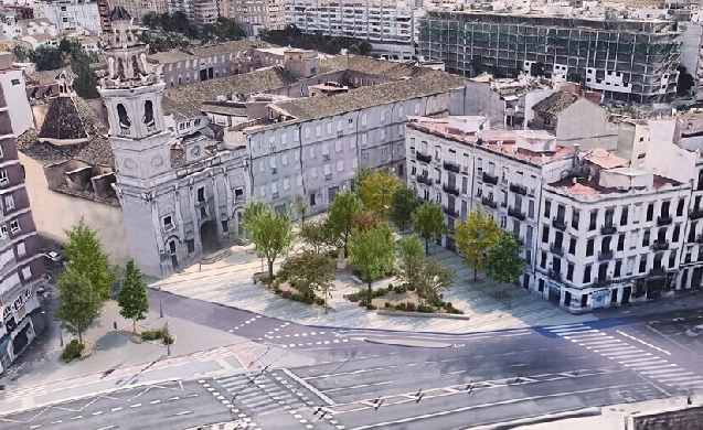 La plaza valenciana de Santa Mònica será reurbanizada hacia la sostenibilidad y accesibilidad
