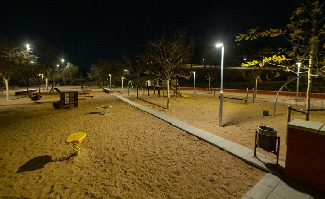 La transformación del alumbrado en el Parque del Turonet supondrá un 75% de ahorro energético