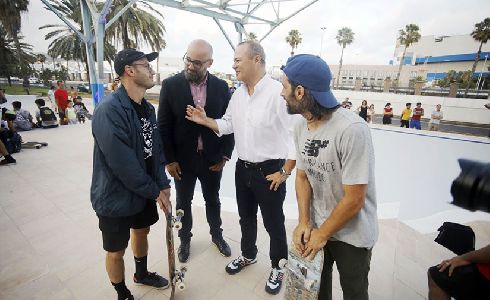 Las Palmas de Gran Canaria culmina las obras de construcción del nuevo 'skatepark' de El Refugio