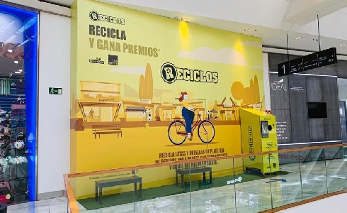 Las primeras máquinas de reciclaje de RECICLOS llegan a los centros comerciales