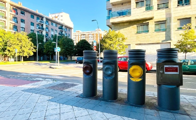 León y Envac incorporan la fracción orgánica a su sistema de recogida neumática de residuos