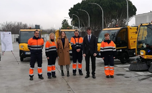 Lipasam refuerza el servicio de limpieza de Sevilla con la incorporación de nuevos vehículos